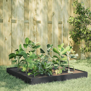 Plantenbak verhoogd 100x100x18,5 cm staal antraciet