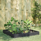 Plantenbak verhoogd 100x100x26 cm staal antraciet