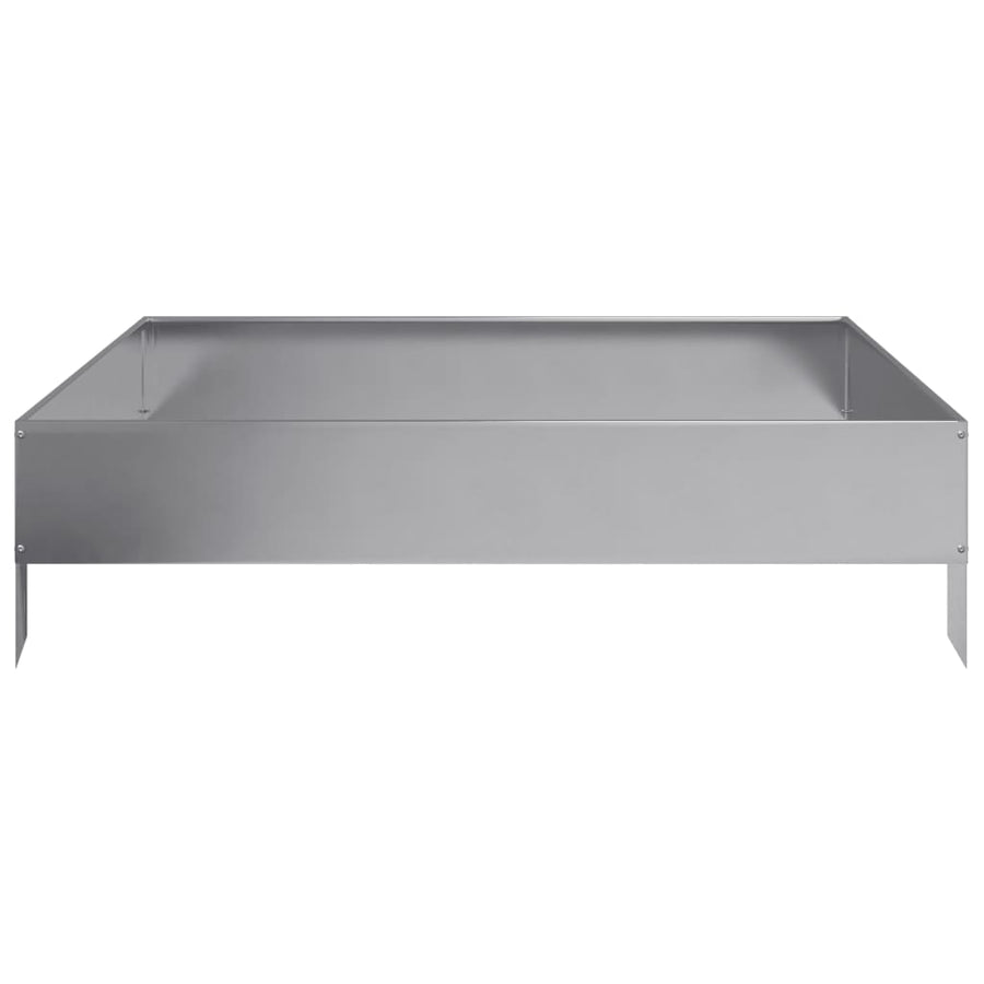Plantenbak verhoogd 100x100x26 cm gegalvaniseerd staal