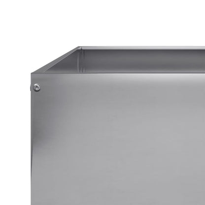 Plantenbak verhoogd 100x100x26 cm gegalvaniseerd staal