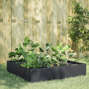 Plantenbak verhoogd 100x100x33,5 cm staal antraciet