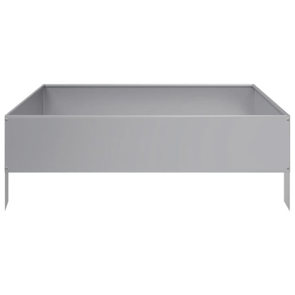 Plantenbak verhoogd 100x100x33,5 cm gegalvaniseerd staal