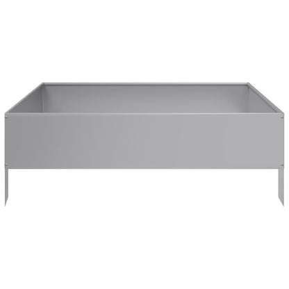 Plantenbak verhoogd 100x100x33,5 cm gegalvaniseerd staal