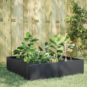 Plantenbak verhoogd 100x100x25 cm staal antraciet
