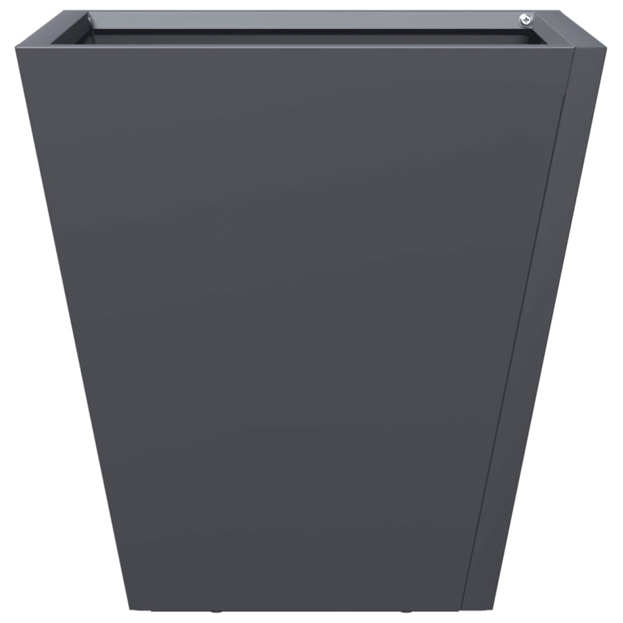 Plantenbak 30x30x30 cm staal antracietkleurig