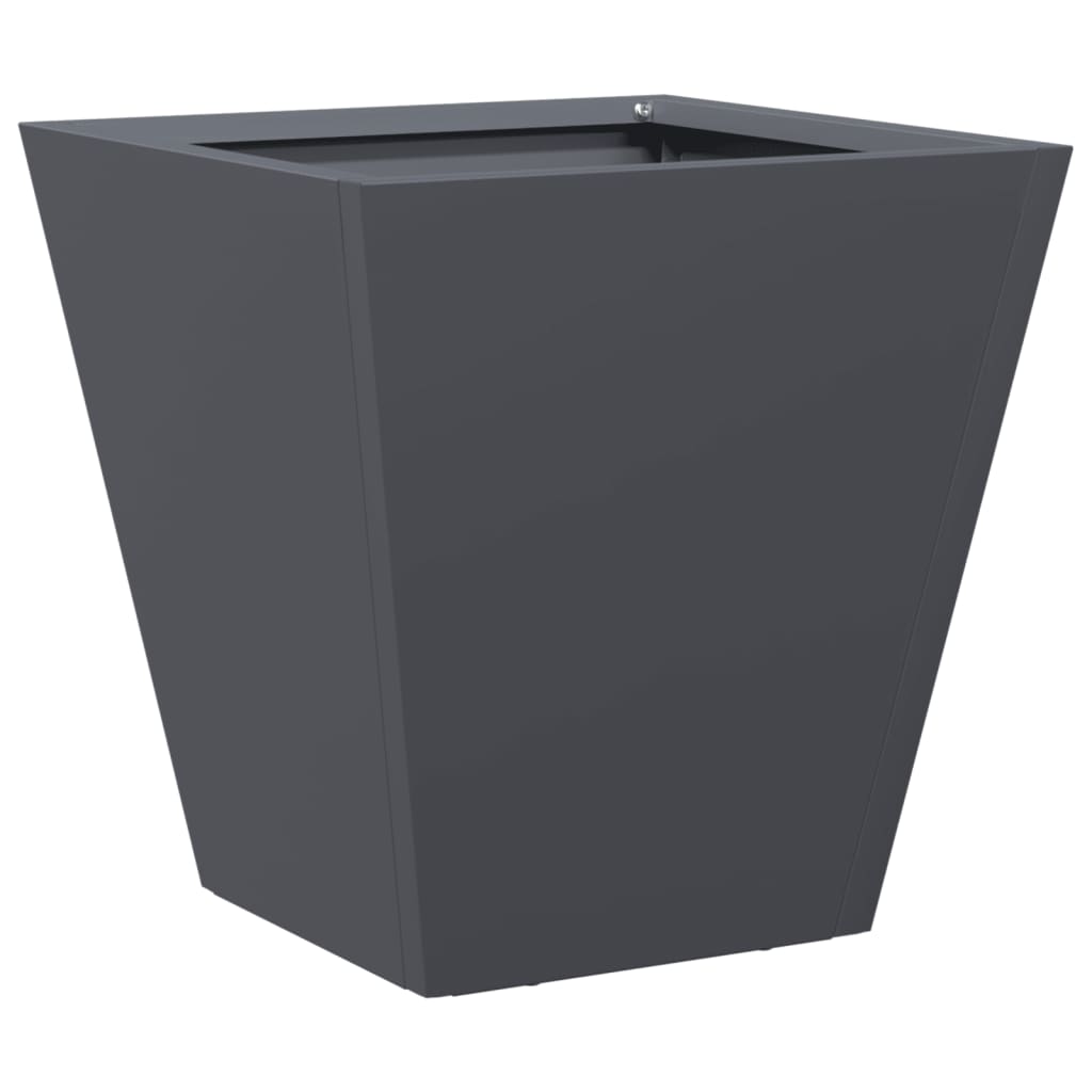 Plantenbak 30x30x30 cm staal antracietkleurig
