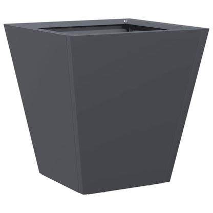 Plantenbak 30x30x30 cm staal antracietkleurig