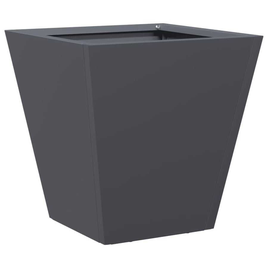 Plantenbak 30x30x30 cm staal antracietkleurig
