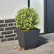 Plantenbak 30x30x30 cm staal antraciet