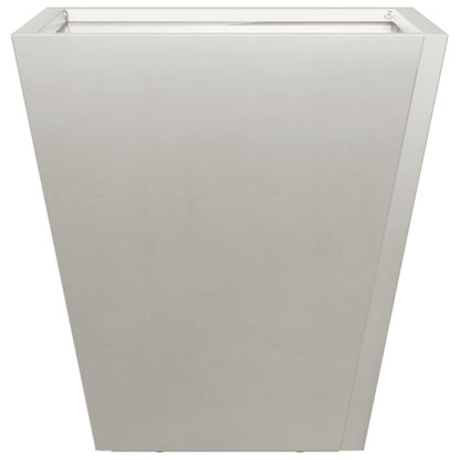 Plantenbakken 2 st 30x30x30 cm roestvrij staal