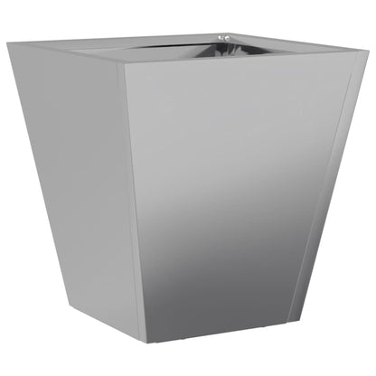 Plantenbakken 2 st 30x30x30 cm gegalvaniseerd staal
