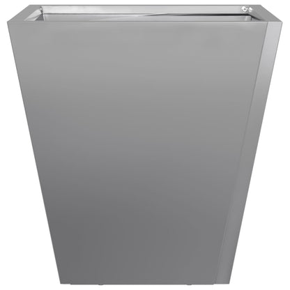 Plantenbakken 2 st 30x30x30 cm gegalvaniseerd staal