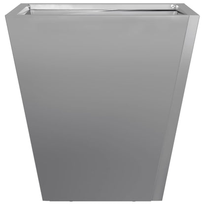 Plantenbakken 2 st 30x30x30 cm gegalvaniseerd staal