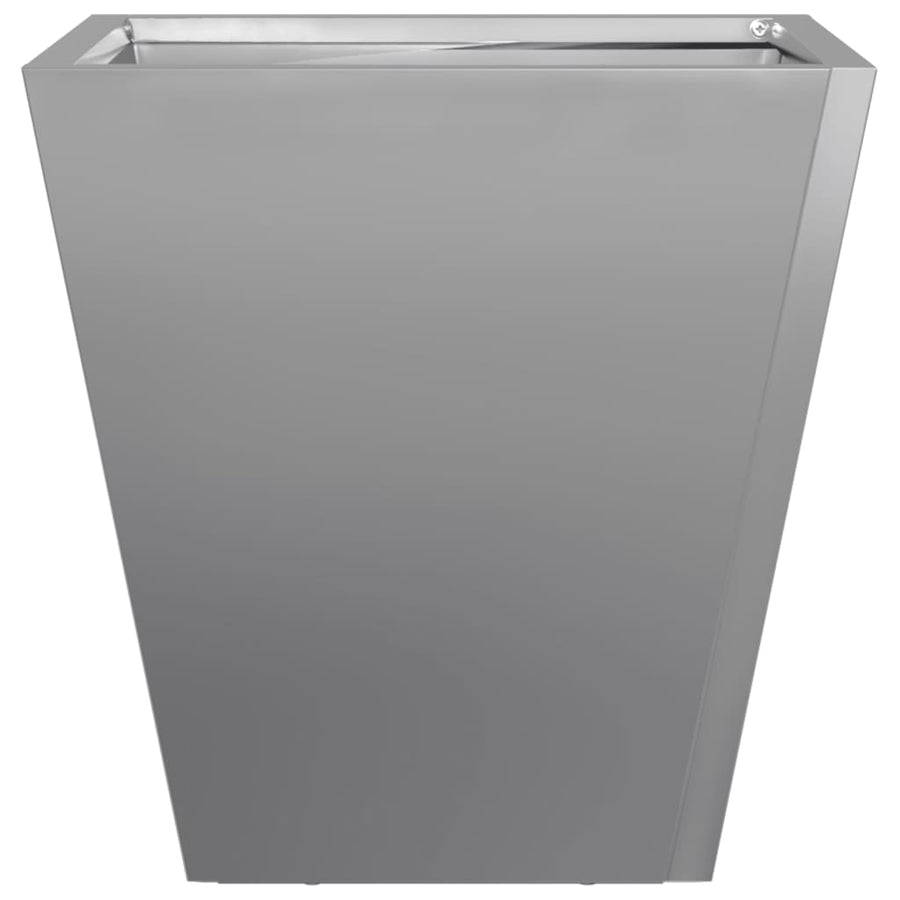 Plantenbakken 2 st 30x30x30 cm gegalvaniseerd staal