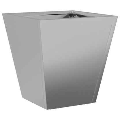 Plantenbakken 2 st 30x30x30 cm gegalvaniseerd staal
