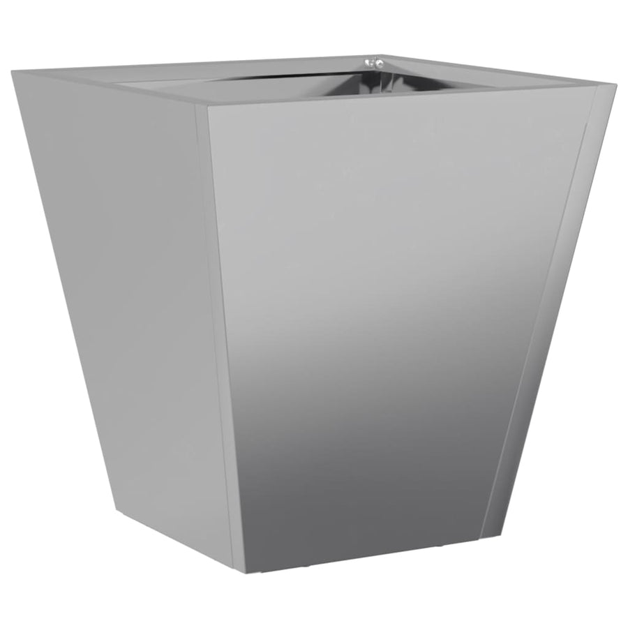 Plantenbakken 2 st 30x30x30 cm gegalvaniseerd staal
