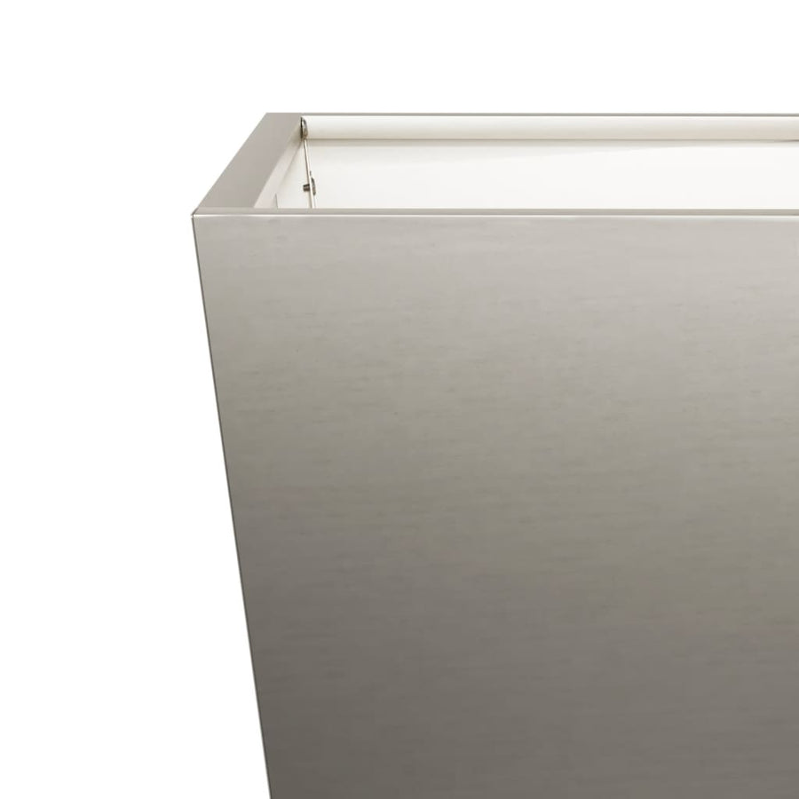 Plantenbakken 2 st 30x30x30 cm cortenstaal