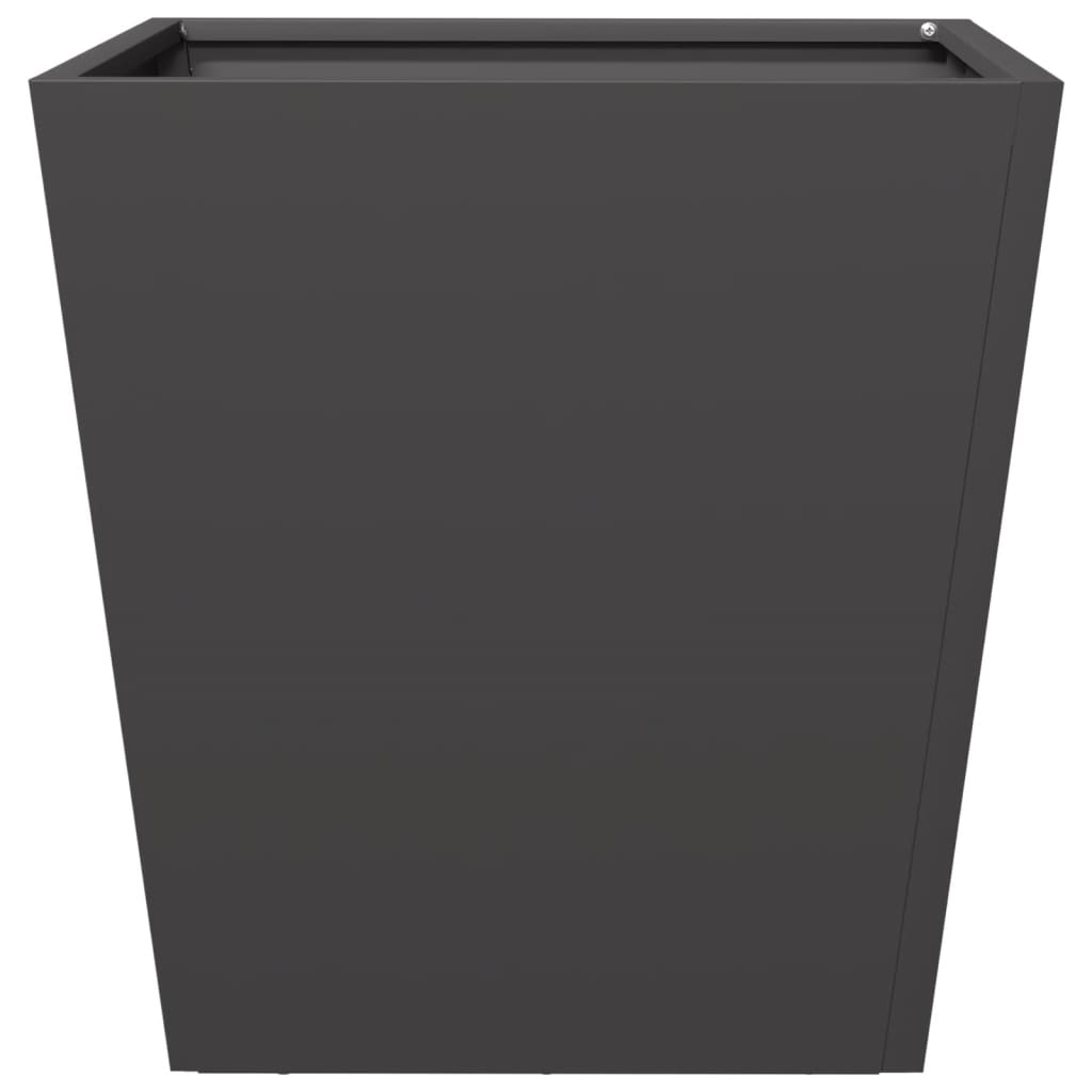 Plantenbak 40x40x40 cm staal zwart