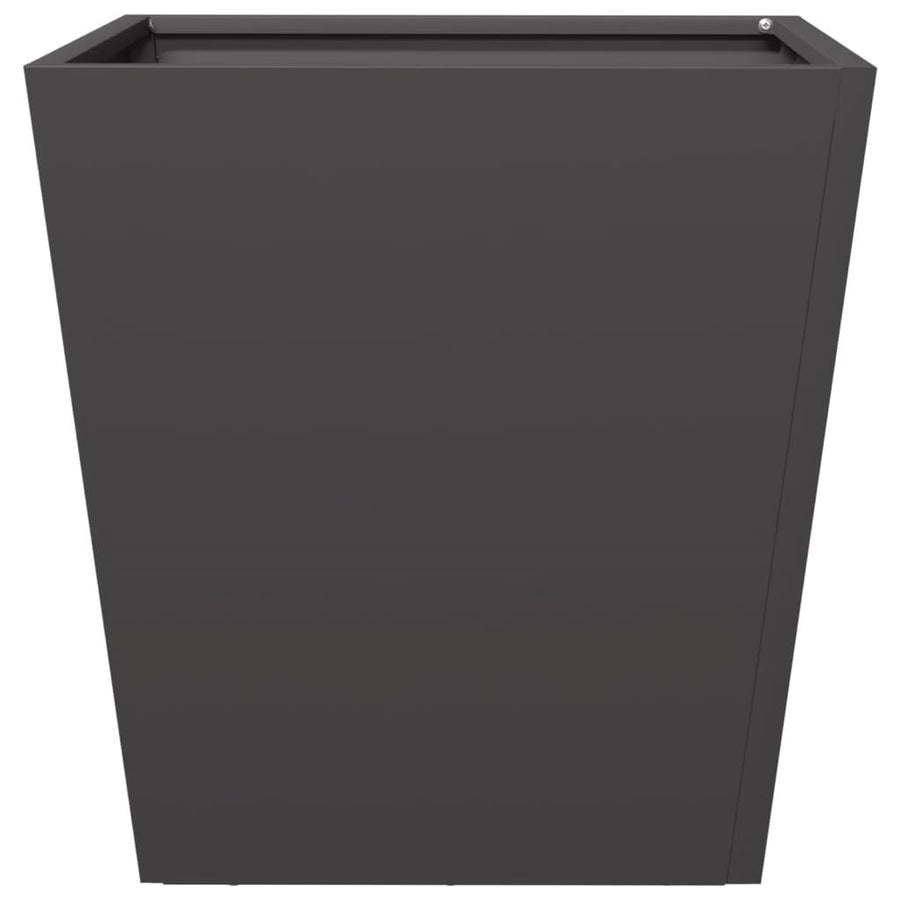 Plantenbak 40x40x40 cm staal zwart