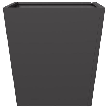 Plantenbak 40x40x40 cm staal zwart