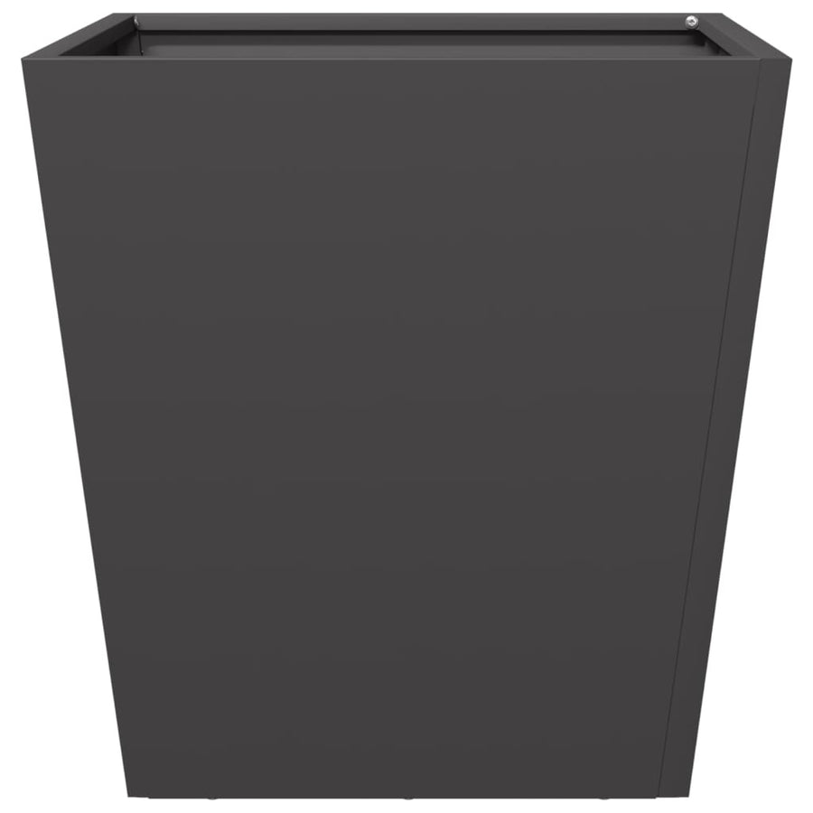 Plantenbak 40x40x40 cm staal zwart