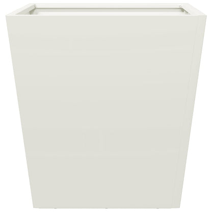 Plantenbak 40x40x40 cm staal wit