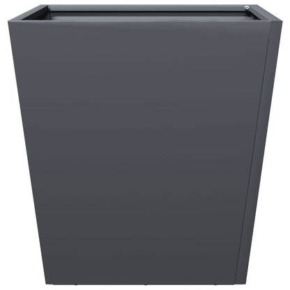 Plantenbak 40x40x40 cm staal antracietkleurig