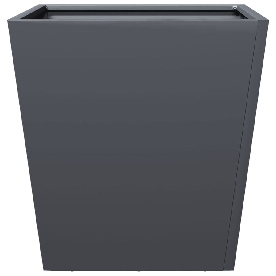 Plantenbak 40x40x40 cm staal antracietkleurig