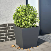 Plantenbak 40x40x40 cm staal antraciet