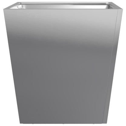 Plantenbakken 2 st 40x40x40 cm gegalvaniseerd staal