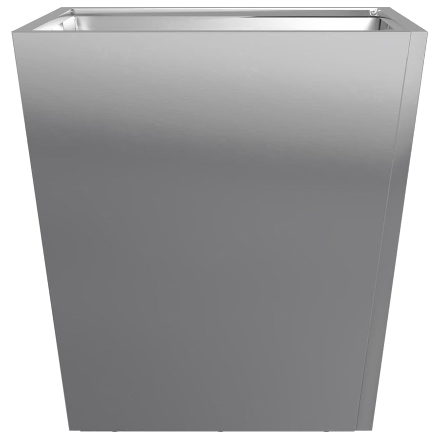 Plantenbakken 2 st 40x40x40 cm gegalvaniseerd staal