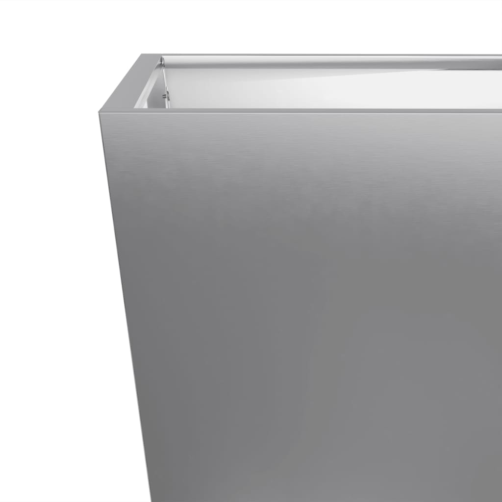 Plantenbakken 2 st 40x40x40 cm gegalvaniseerd staal