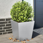 Planters 2 pcs 40x40x40 cm galvanized steel