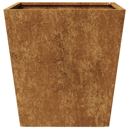 Plantenbakken 2 st 40x40x40 cm cortenstaal