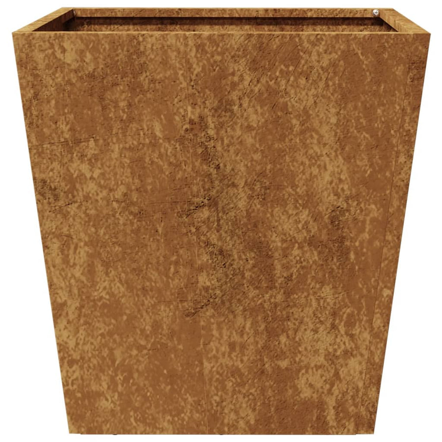 Plantenbakken 2 st 40x40x40 cm cortenstaal