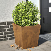 Plantenbak 40x40x40 cm cortenstaal 2 stuks