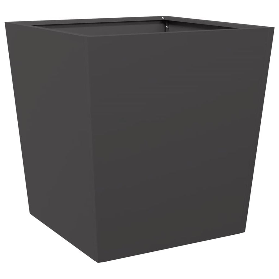 Plantenbak 50x50x50 cm staal zwart