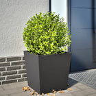 Planter 50x50x50 cm steel black