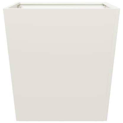 Plantenbak 50x50x50 cm staal wit