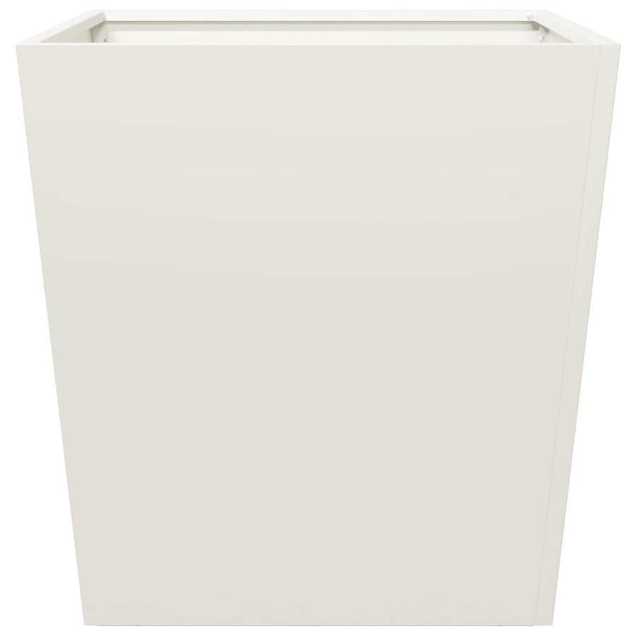 Plantenbak 50x50x50 cm staal wit