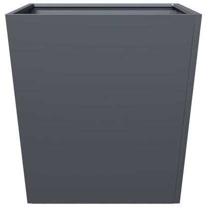Plantenbak 50x50x50 cm staal antracietkleurig
