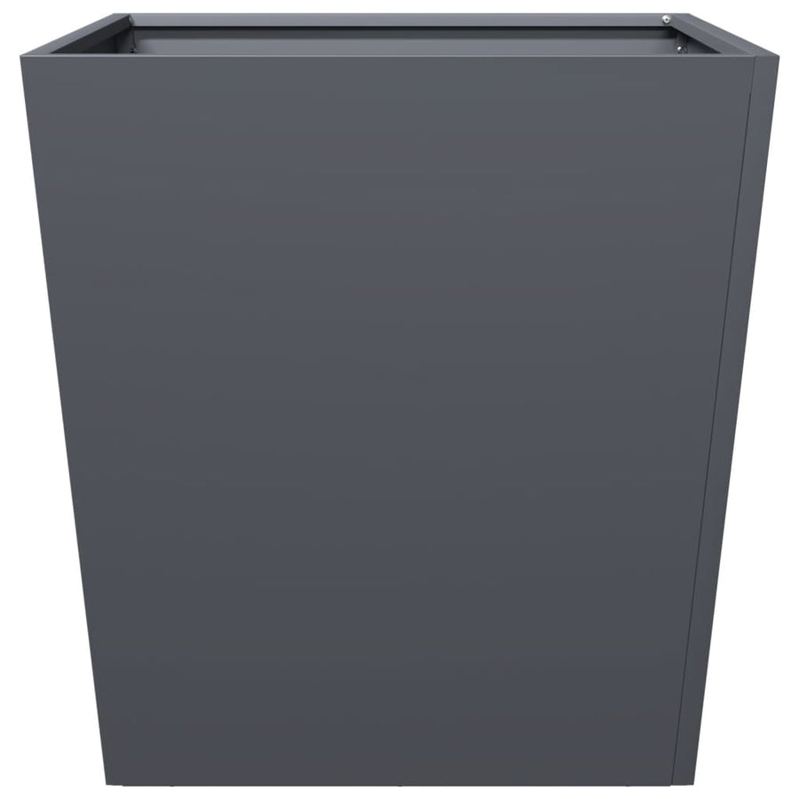Plantenbak 50x50x50 cm staal antracietkleurig