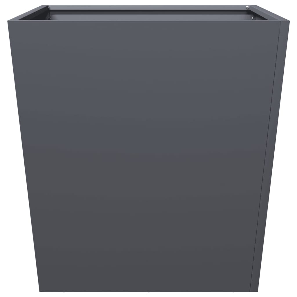 Plantenbak 50x50x50 cm staal antracietkleurig