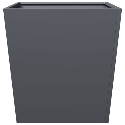 Plantenbak 50x50x50 cm staal antracietkleurig
