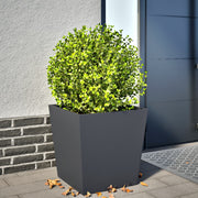 Plantenbak 50x50x50 cm staal antraciet