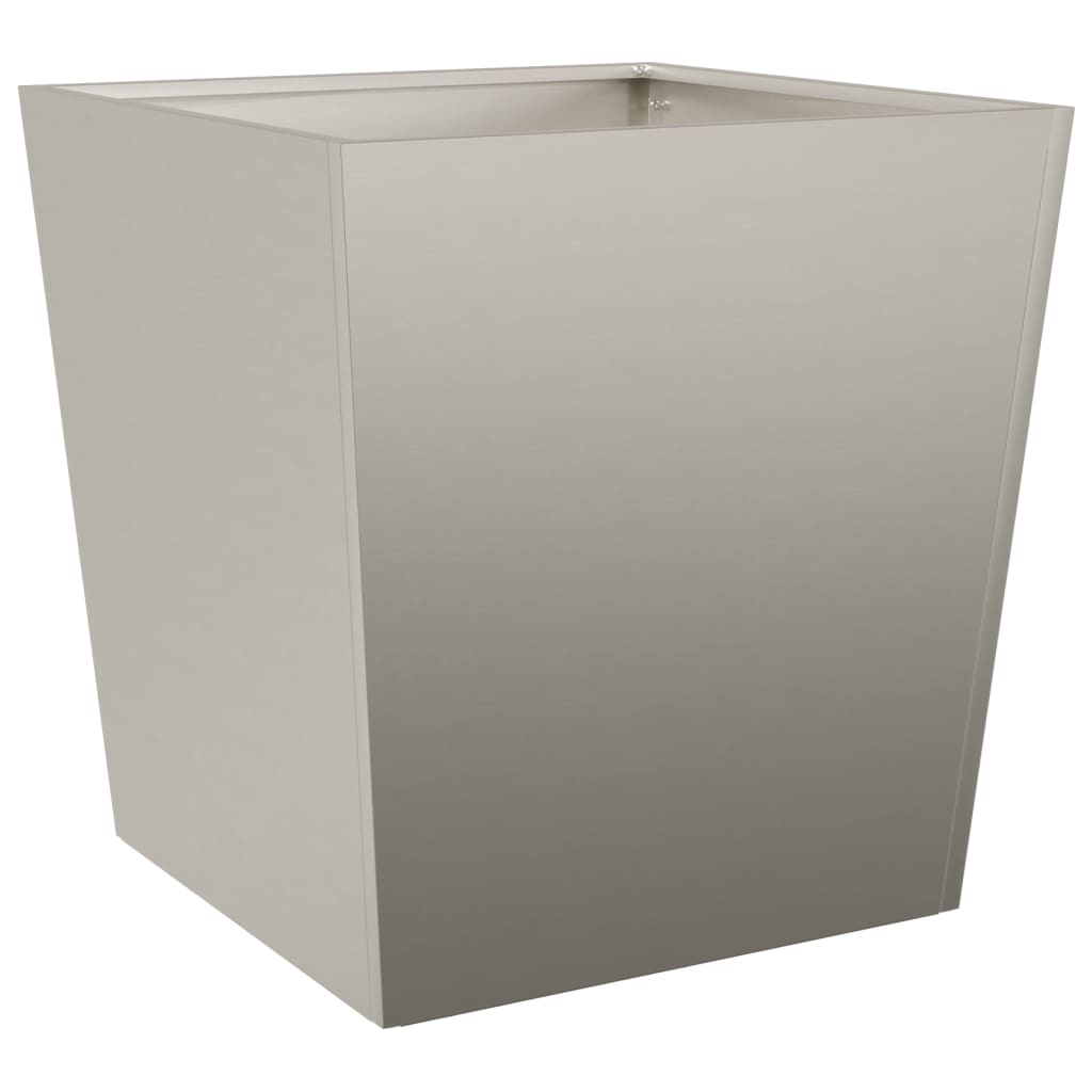 Plantenbakken 2 st 50x50x50 cm cortenstaal