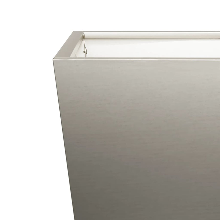 Plantenbakken 2 st 50x50x50 cm cortenstaal