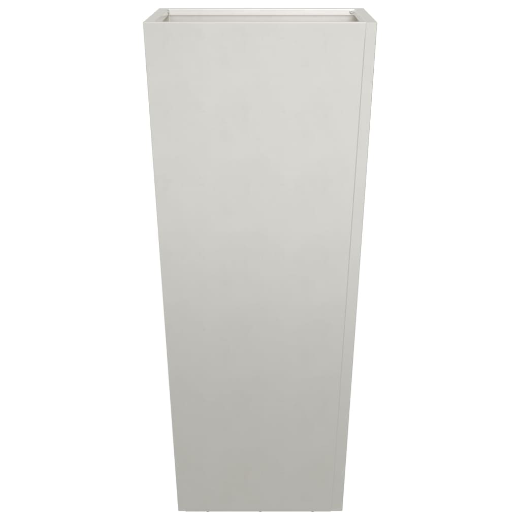 Plantenbak 35x35x75 cm roestvrij staal