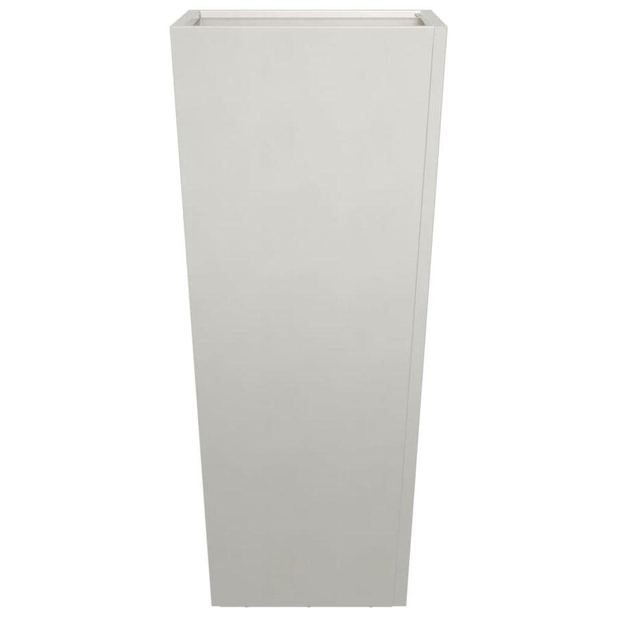 Plantenbak 35x35x75 cm roestvrij staal
