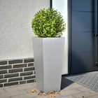 Planter 35x35x75 cm galvanized steel
